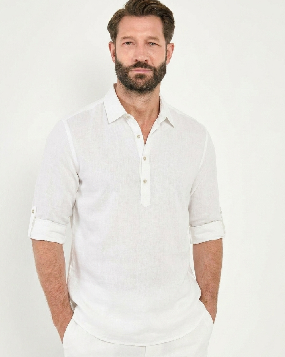 Compra 1 y llévate 2 - Camisa Antony de Lino Premium