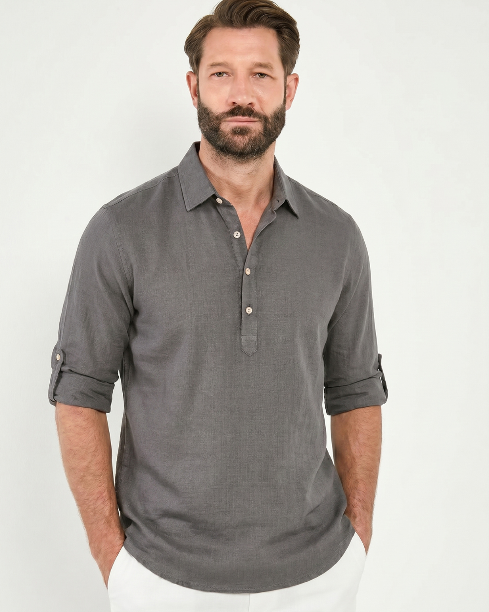 Compra 1 y llévate 2 - Camisa Antony de Lino Premium