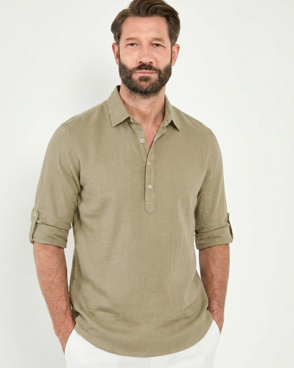 Compra 1 y llévate 2 - Camisa Antony de Lino Premium