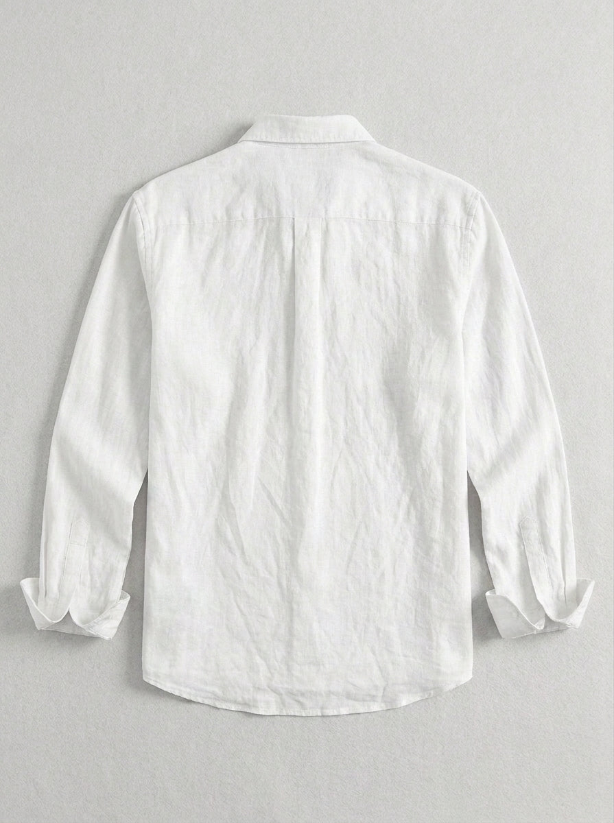 Compra 1, llévate 1 gratis — Camisa Antony de lino premium de manga larga