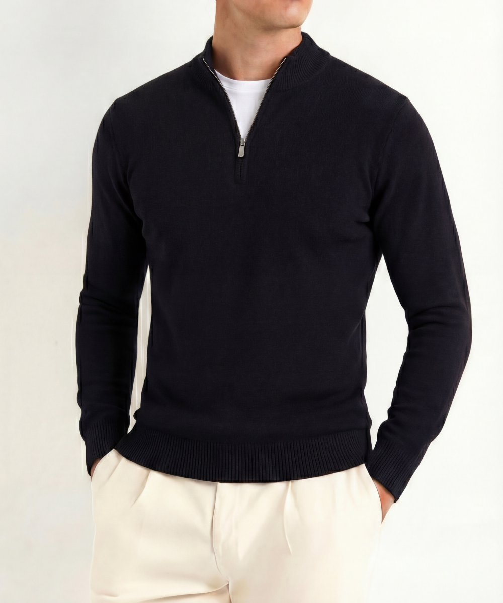Gstaad Premium  Cashmere Touch Quarter-Zip Jumper