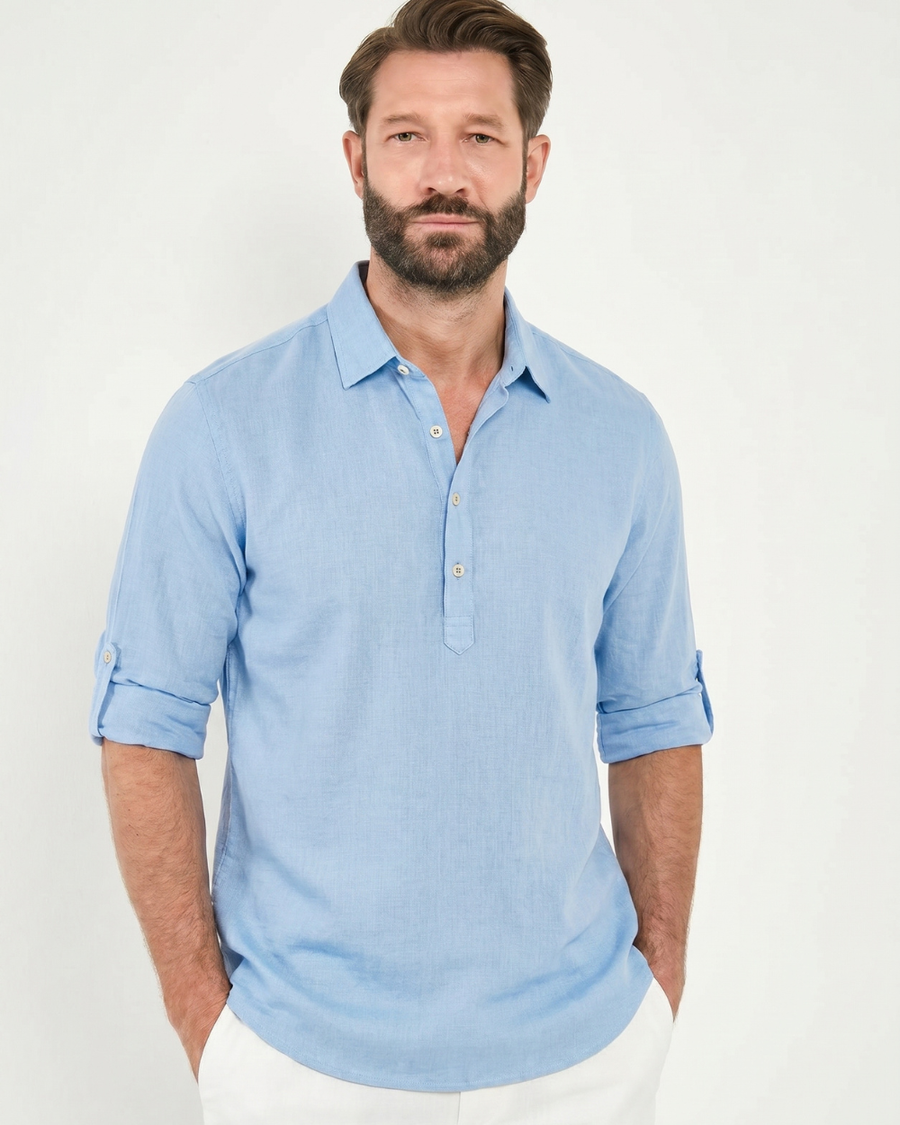 Compra 1 y llévate 2 - Camisa Antony de Lino Premium