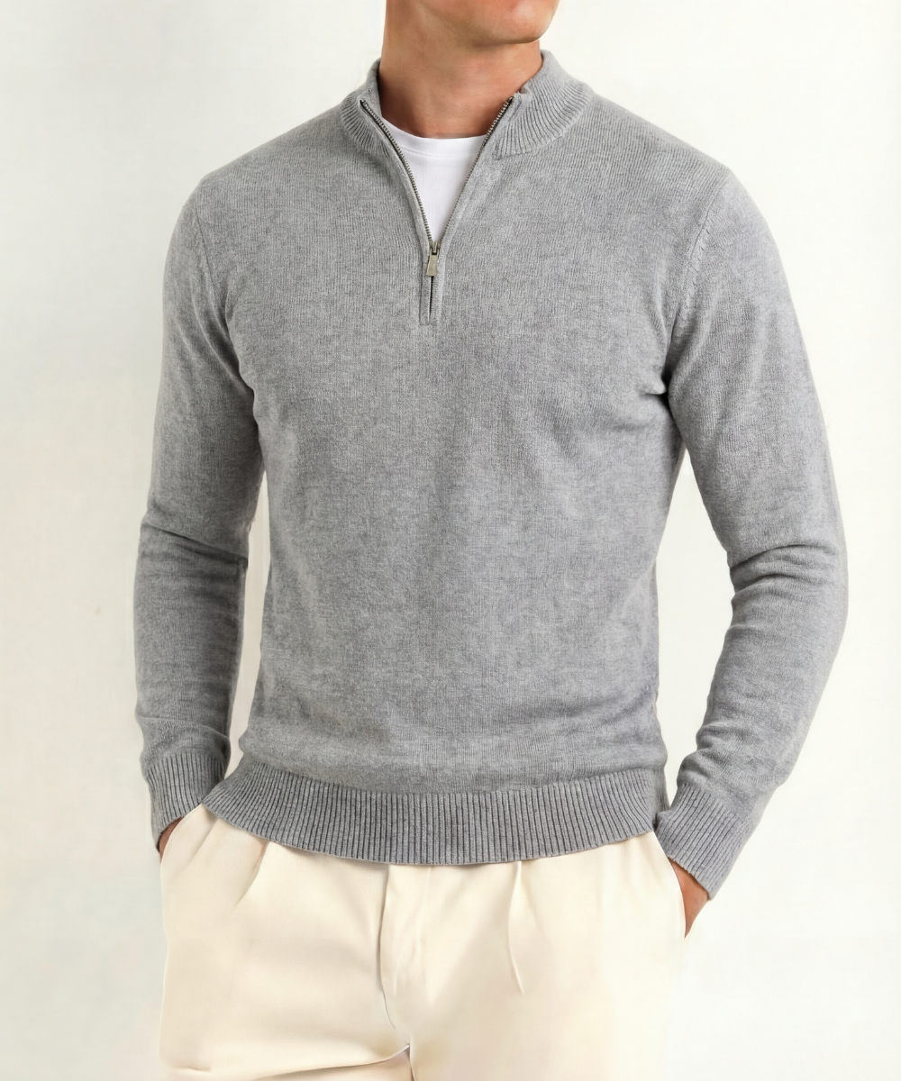 Gstaad Premium  Cashmere Touch Quarter-Zip Jumper